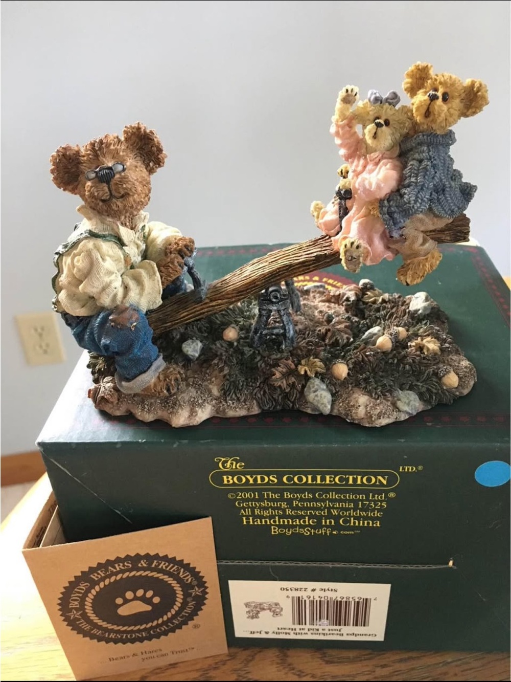 Boyd's Bears - Grandpa Bearikins with Molly & Jeff ... Just a kid at heart
